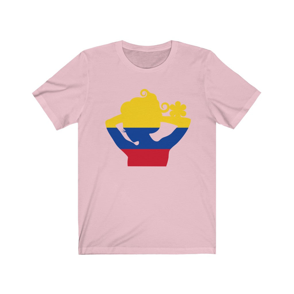 Colombia Lady Flag Premium Tee - Unisex