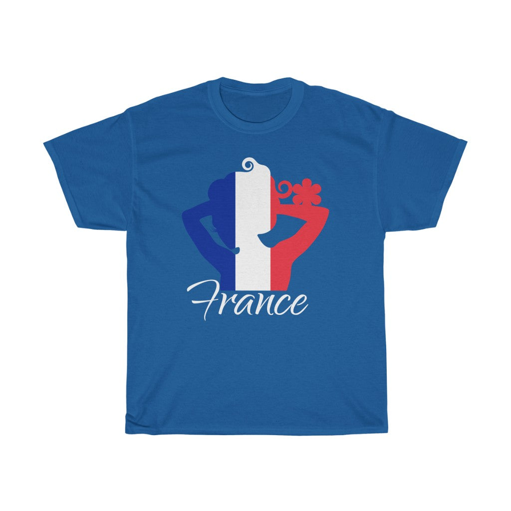 France Lady Flag Standard Tee 2 - Unisex
