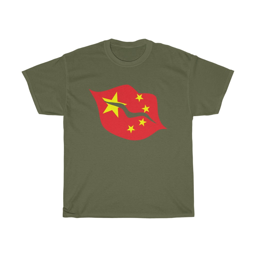 China Lips Flag Standard Tee - Unisex