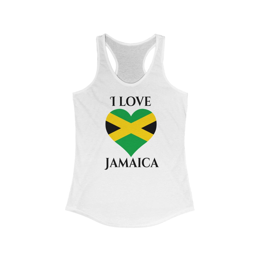 Jamaica Heart Flag Tank 1 - Women