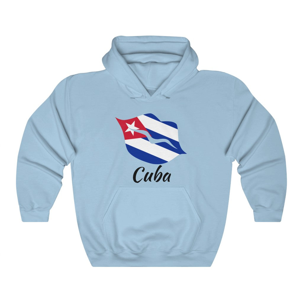 Cuba Lips Flag Hoodie Sweatshirt 1 - Unisex