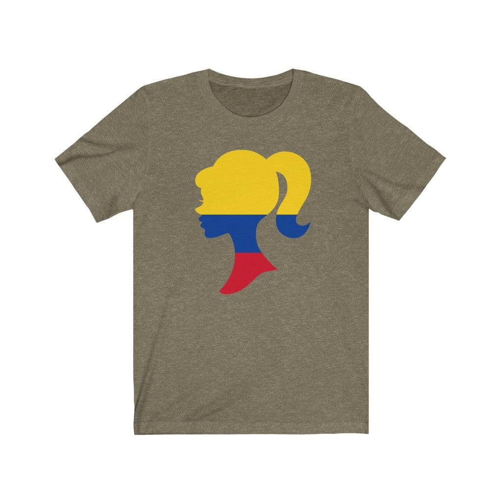 Colombia Girl Flag Premium Tee - Unisex