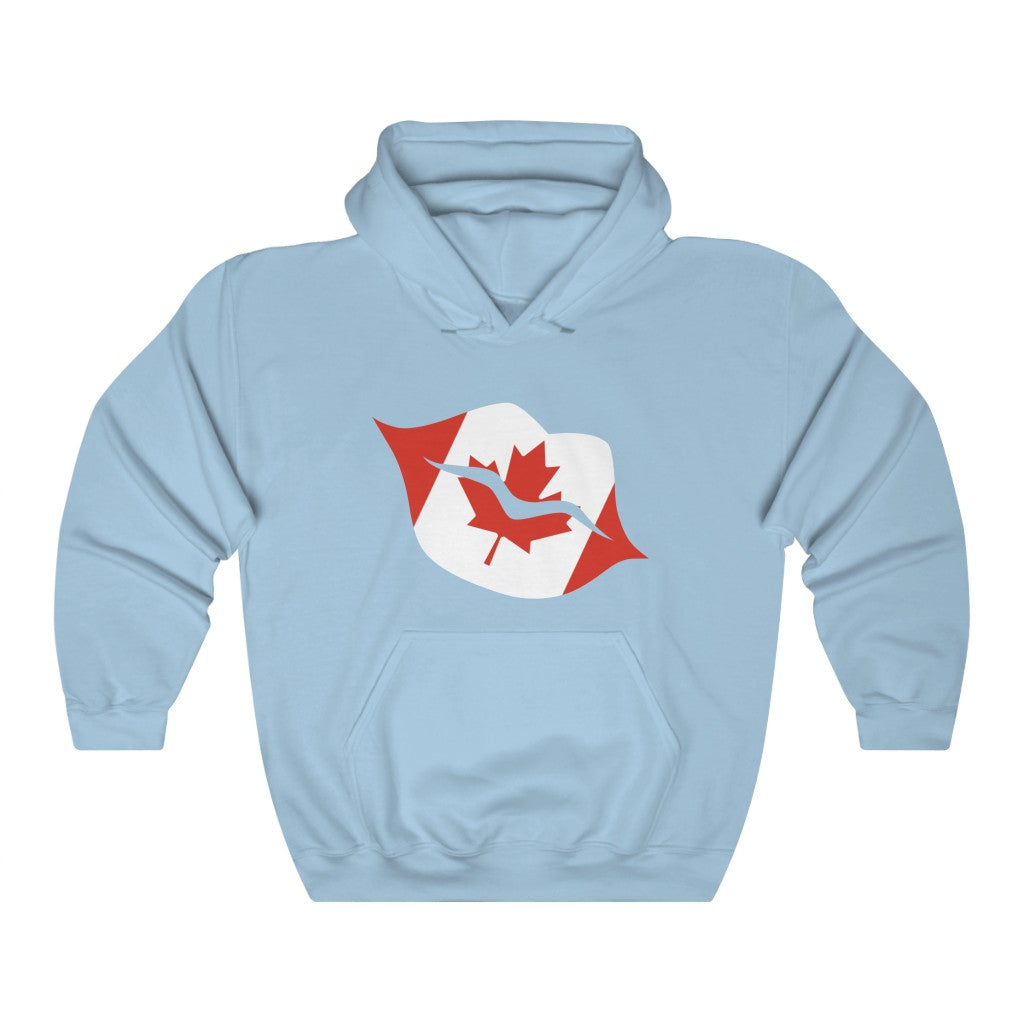 Canada Lips Flag Hoodie Sweatshirt - Unisex