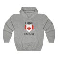 Canada Heart Flag Hoodie Sweatshirt 1 - Unisex