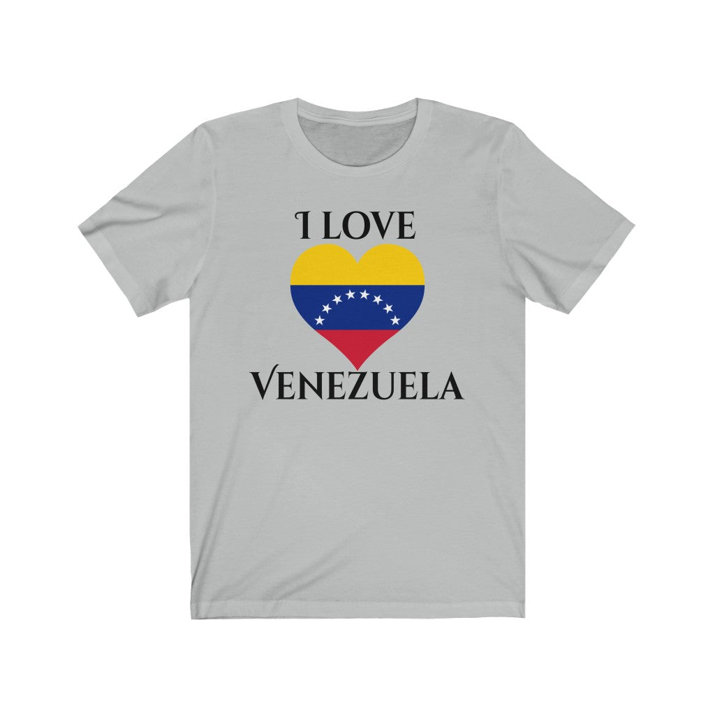 Venezuela Heart Flag Premium Tee 1 - Unisex