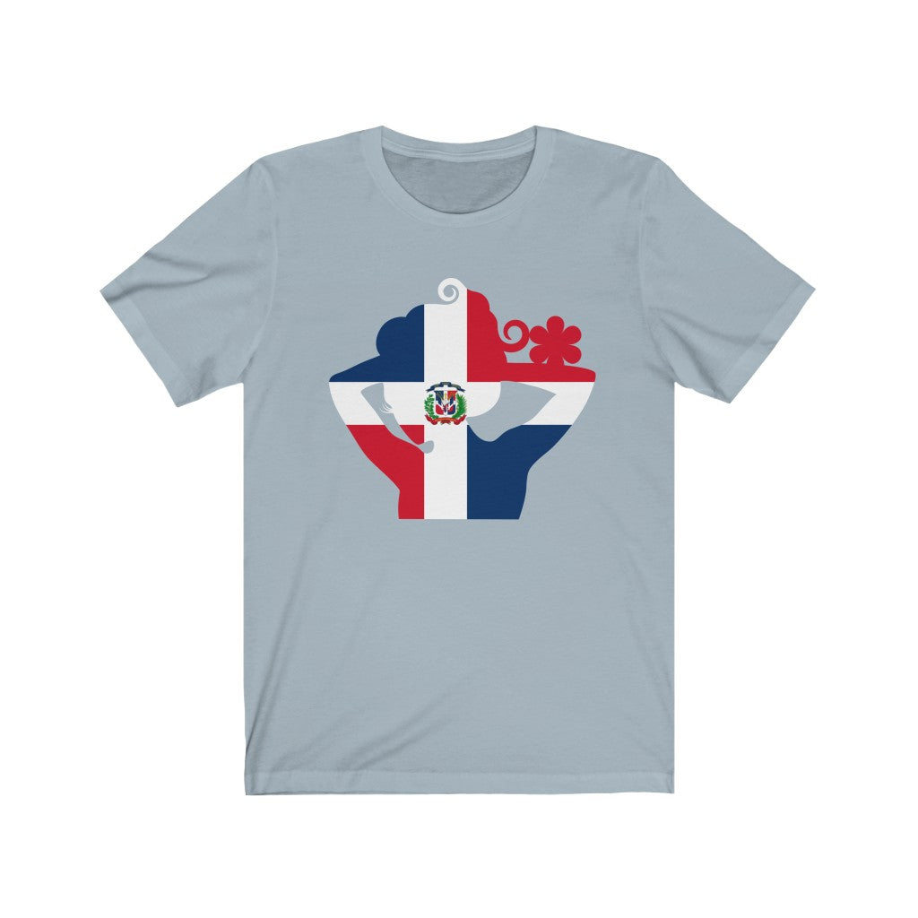 Dominican Republic Lady Flag Premium Tee - Unisex