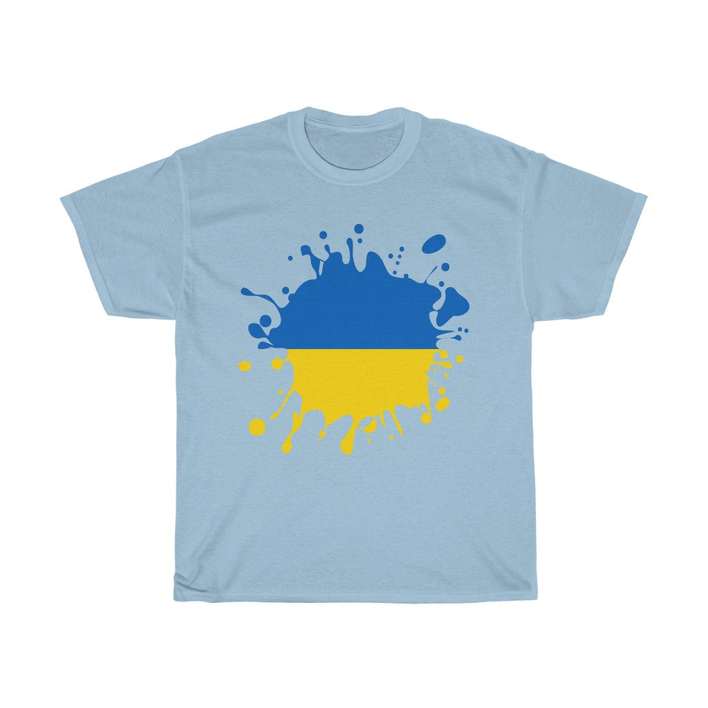 Ukraine Splat Flag Standard Tee - Unisex