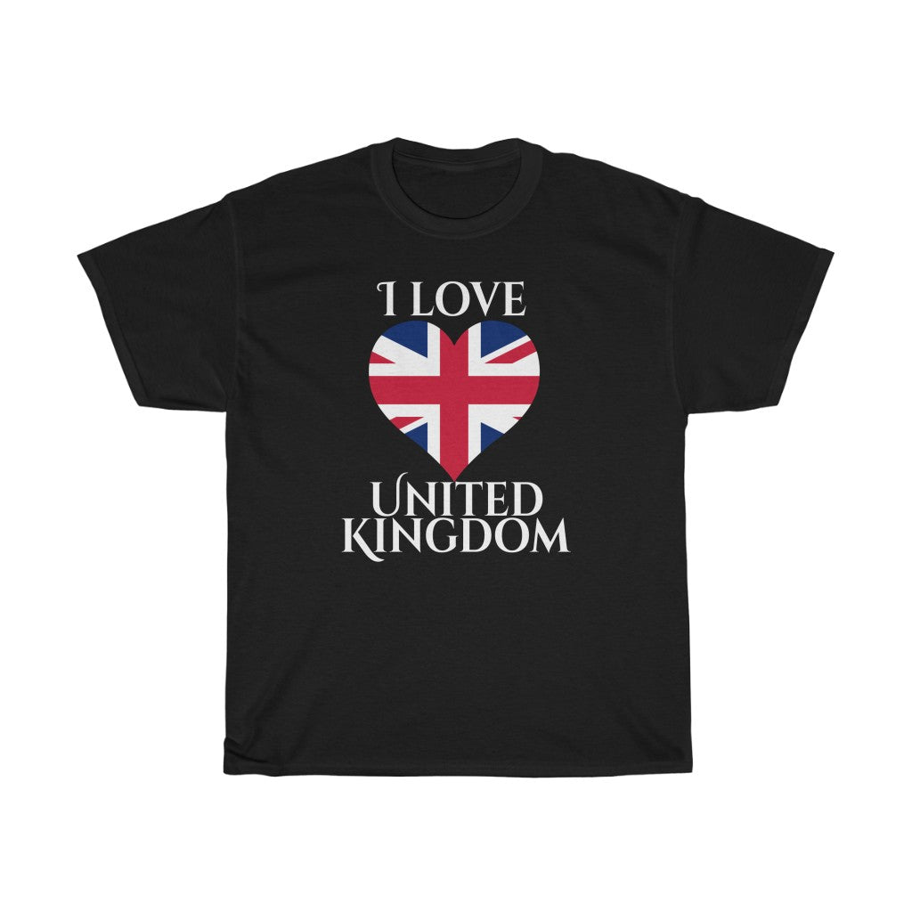 United Kingdom Heart Flag Standard Tee 2 - Unisex