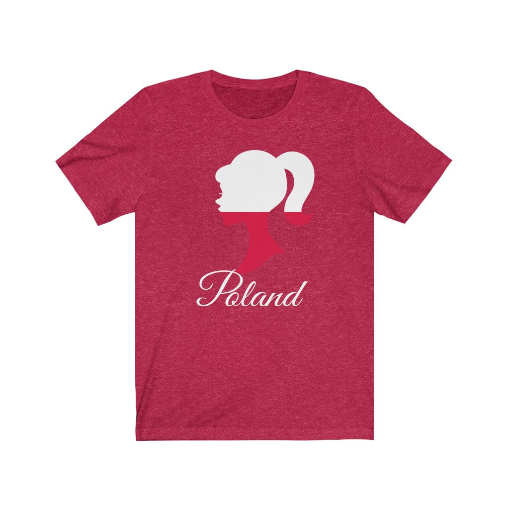 Poland Girl Flag Premium Tee 2 - Unisex