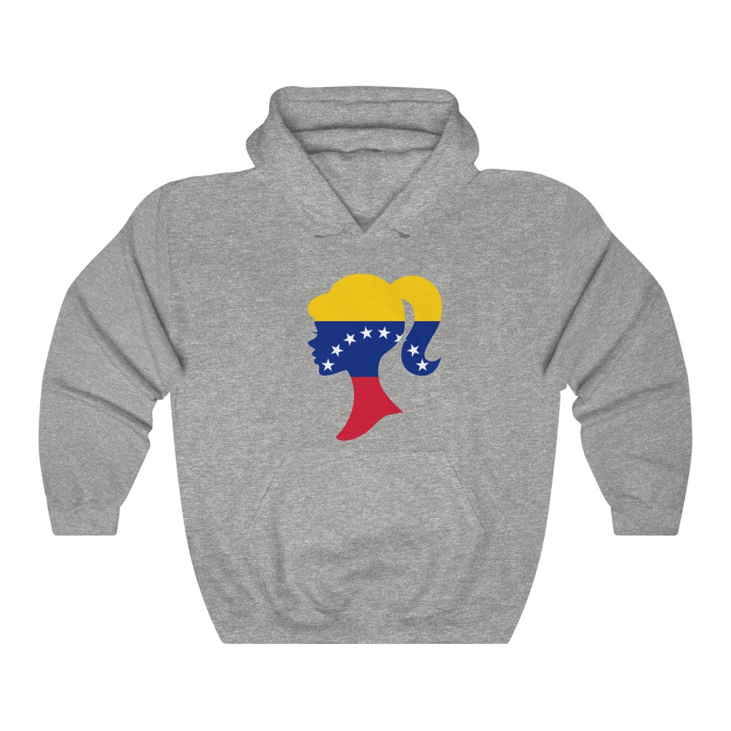 Venezuela Girl Flag Hoodie Sweatshirt - Unisex