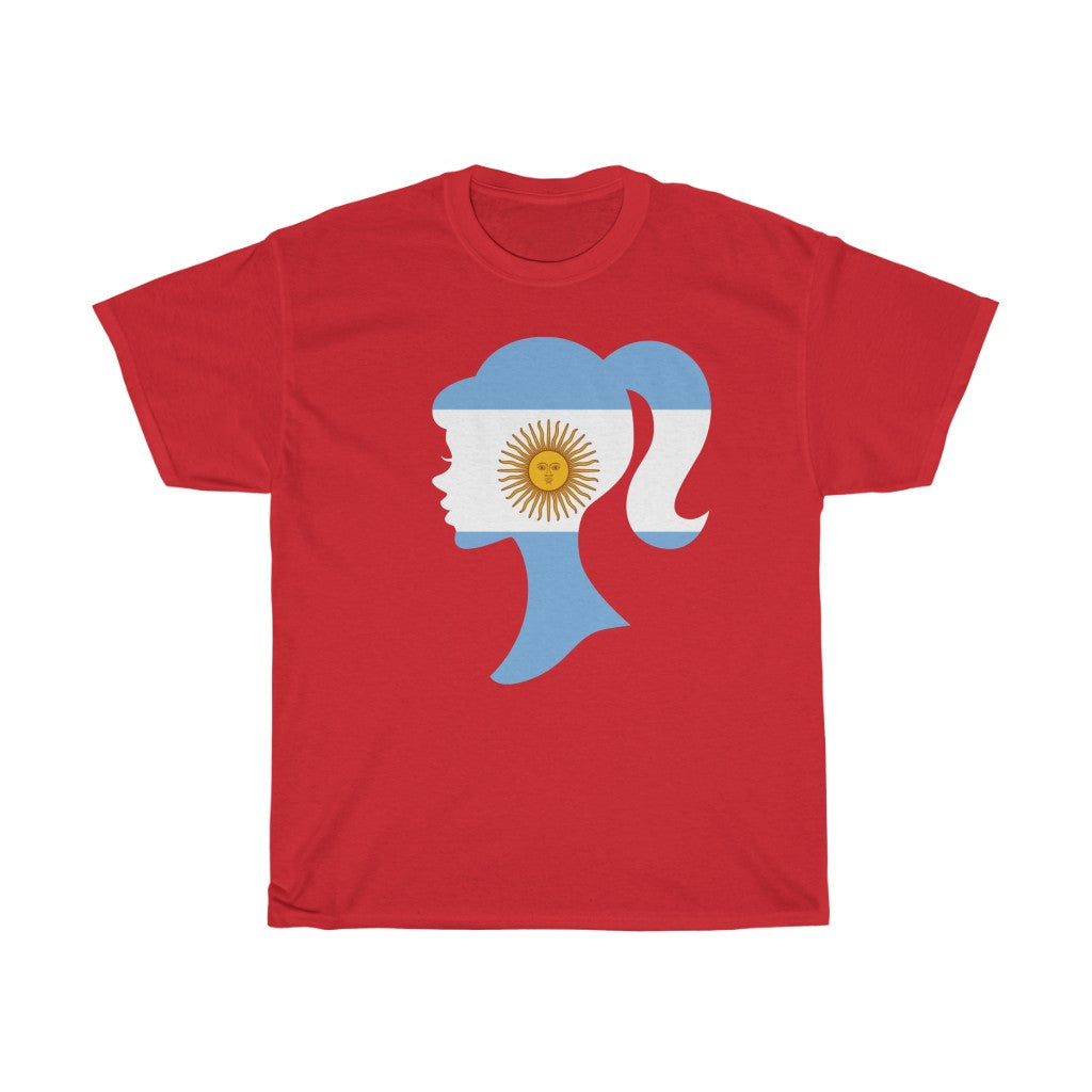 Argentina Girl Flag Standard Tee - Unisex