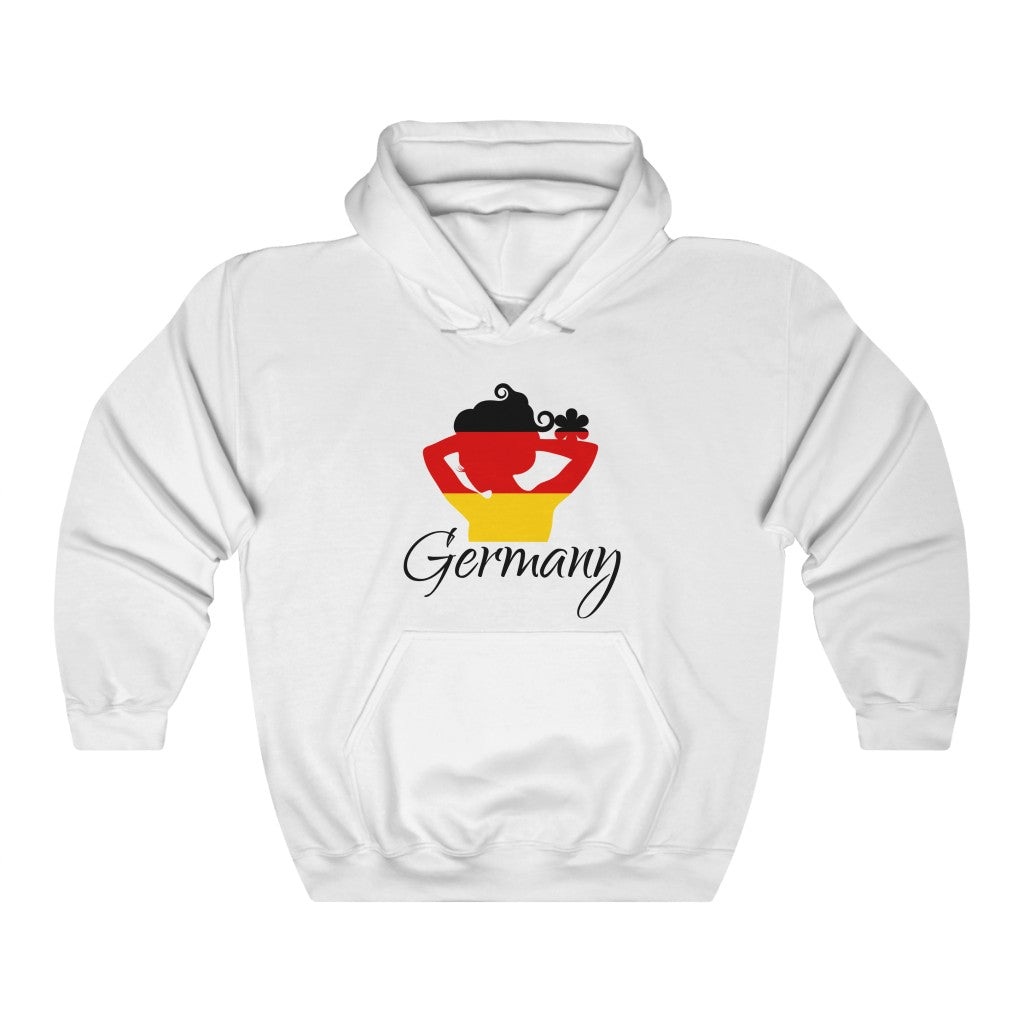 Germany Lady Flag Hoodie Sweatshirt 1 - Unisex