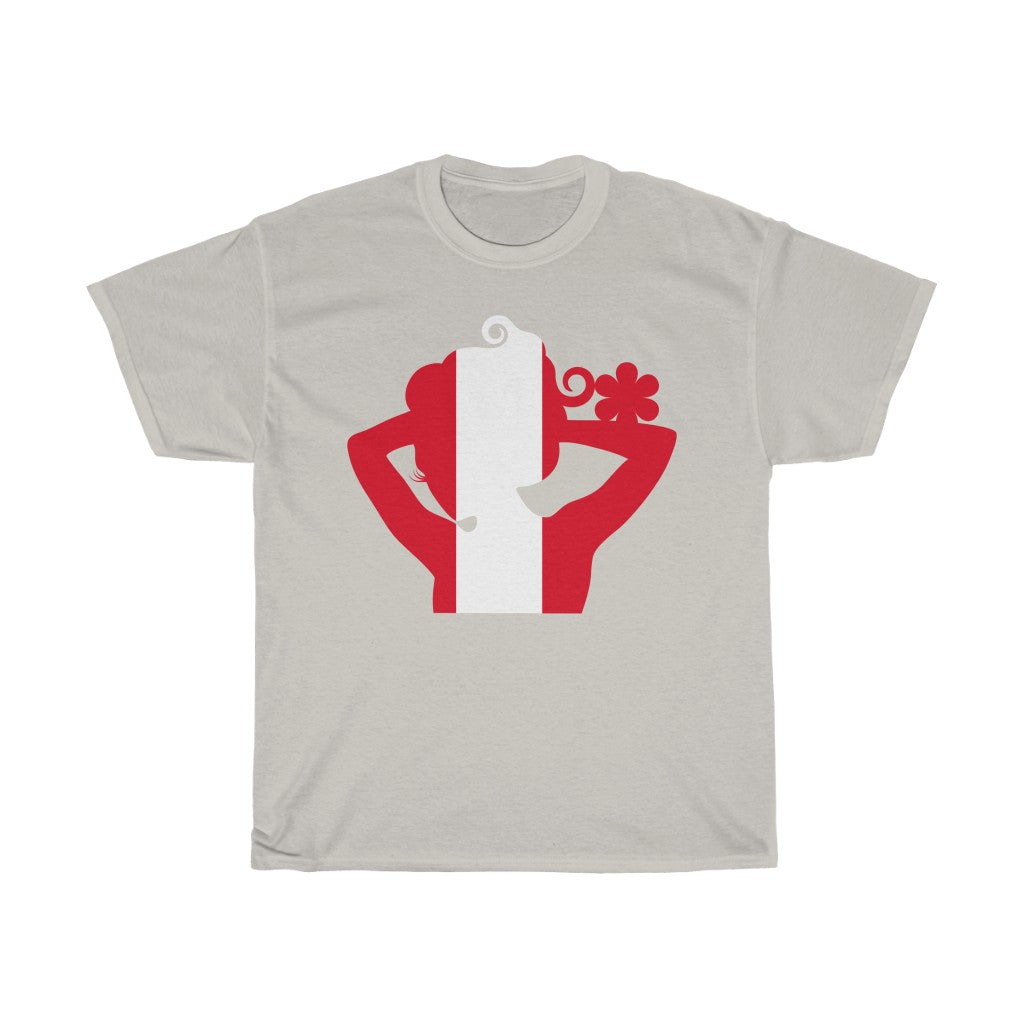 Peru Lady Flag Standard Tee - Unisex