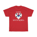 South Korea Heart Flag Standard Tee 2 - Unisex