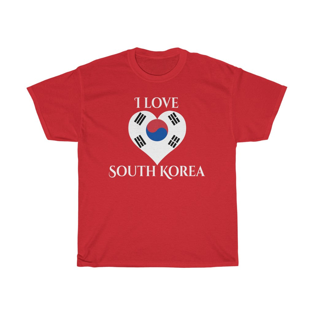 South Korea Heart Flag Standard Tee 2 - Unisex