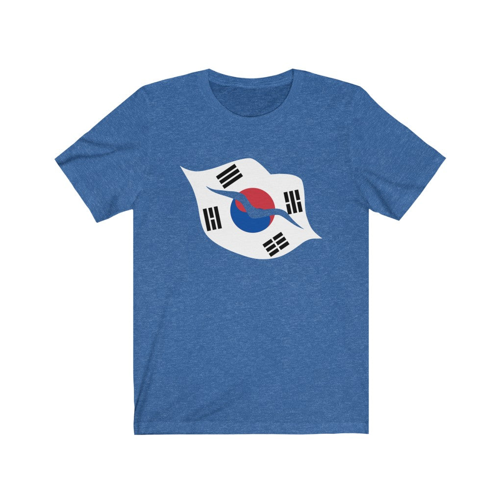 South Korea Lips Flag Premium Tee - Unisex