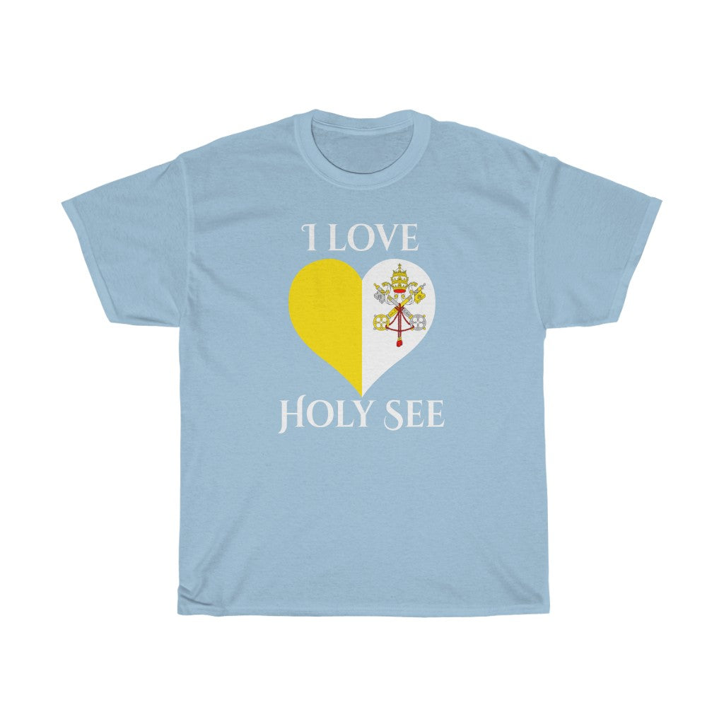 Holy See Heart Flag Standard Tee 2 - Unisex
