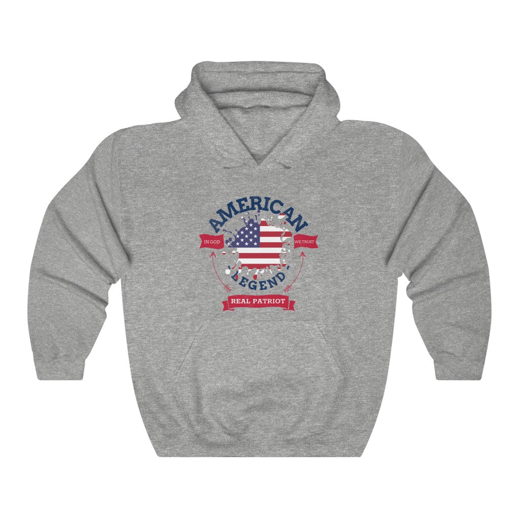 United States American Legend Flag Hoodie Sweatshirt 1 - Unisex