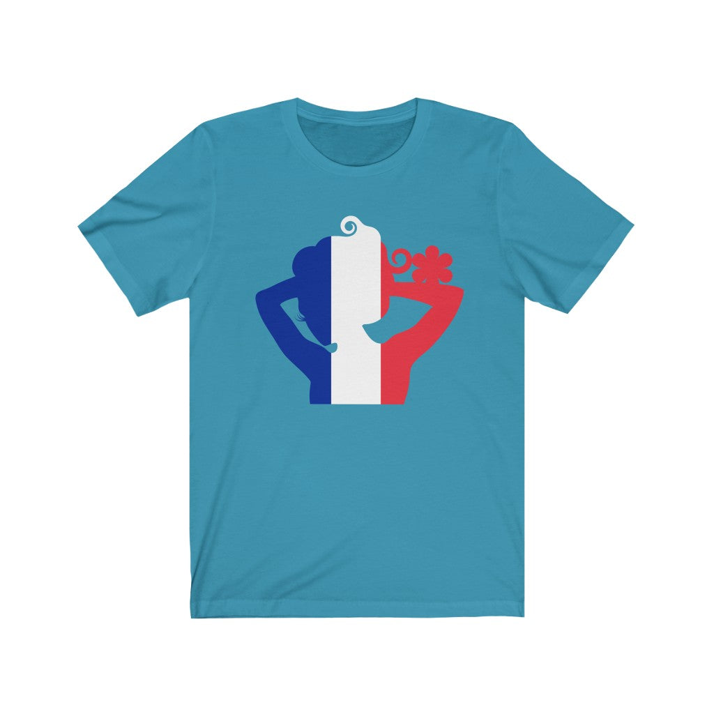 France Lady Flag Premium Tee - Unisex