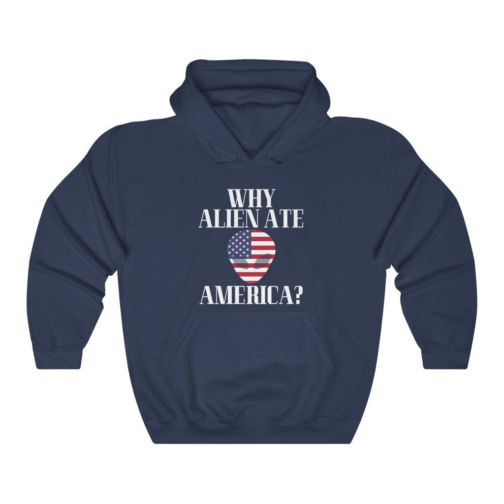 United States Alien Ate Flag Hoodie Sweatshirt 2 - Unisex