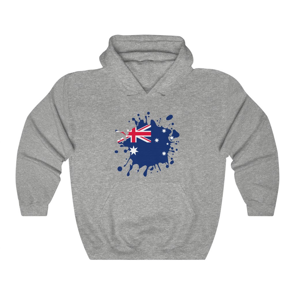 Australia Splat Flag Hoodie Sweatshirt - Unisex