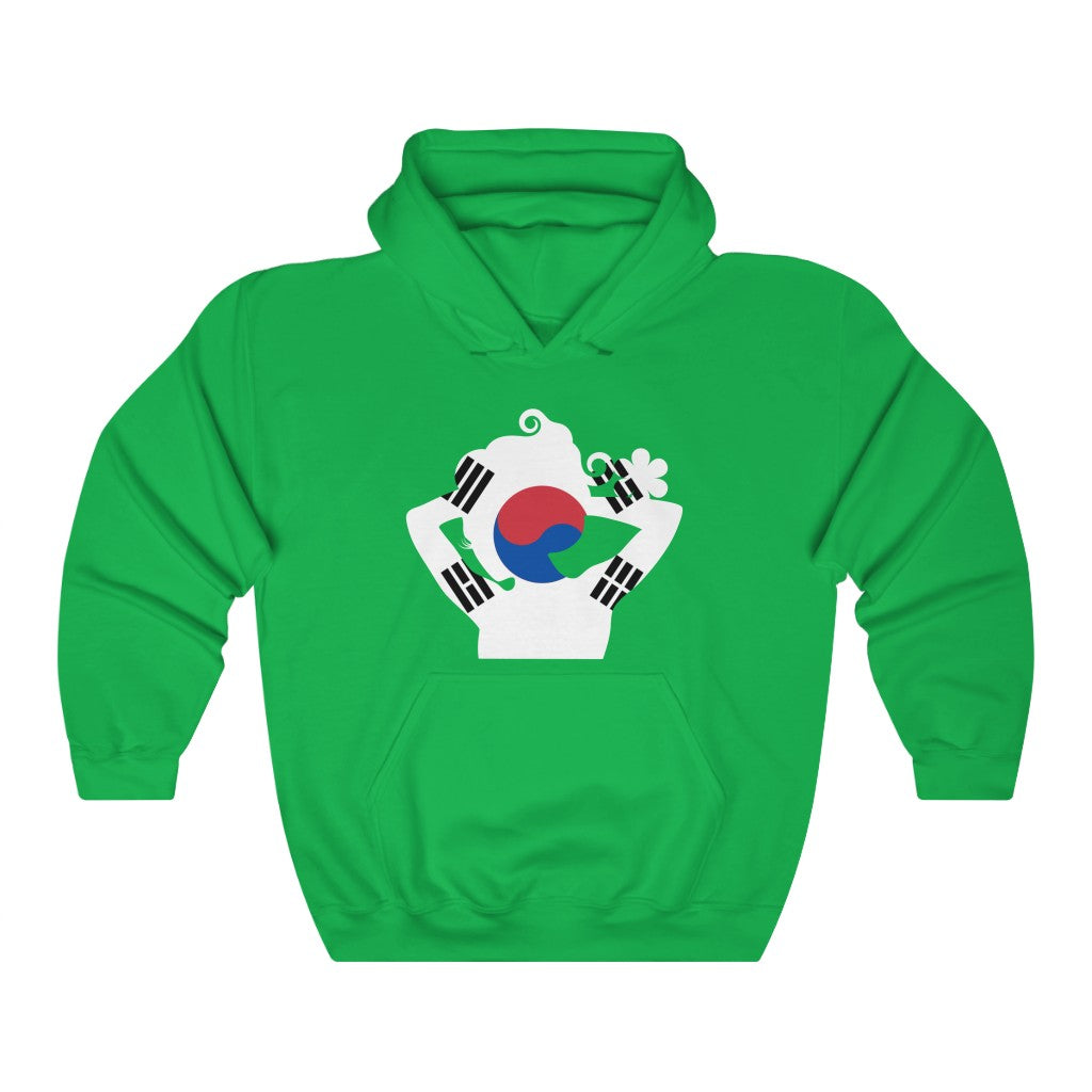 South Korea Lady Flag Hoodie Sweatshirt - Unisex