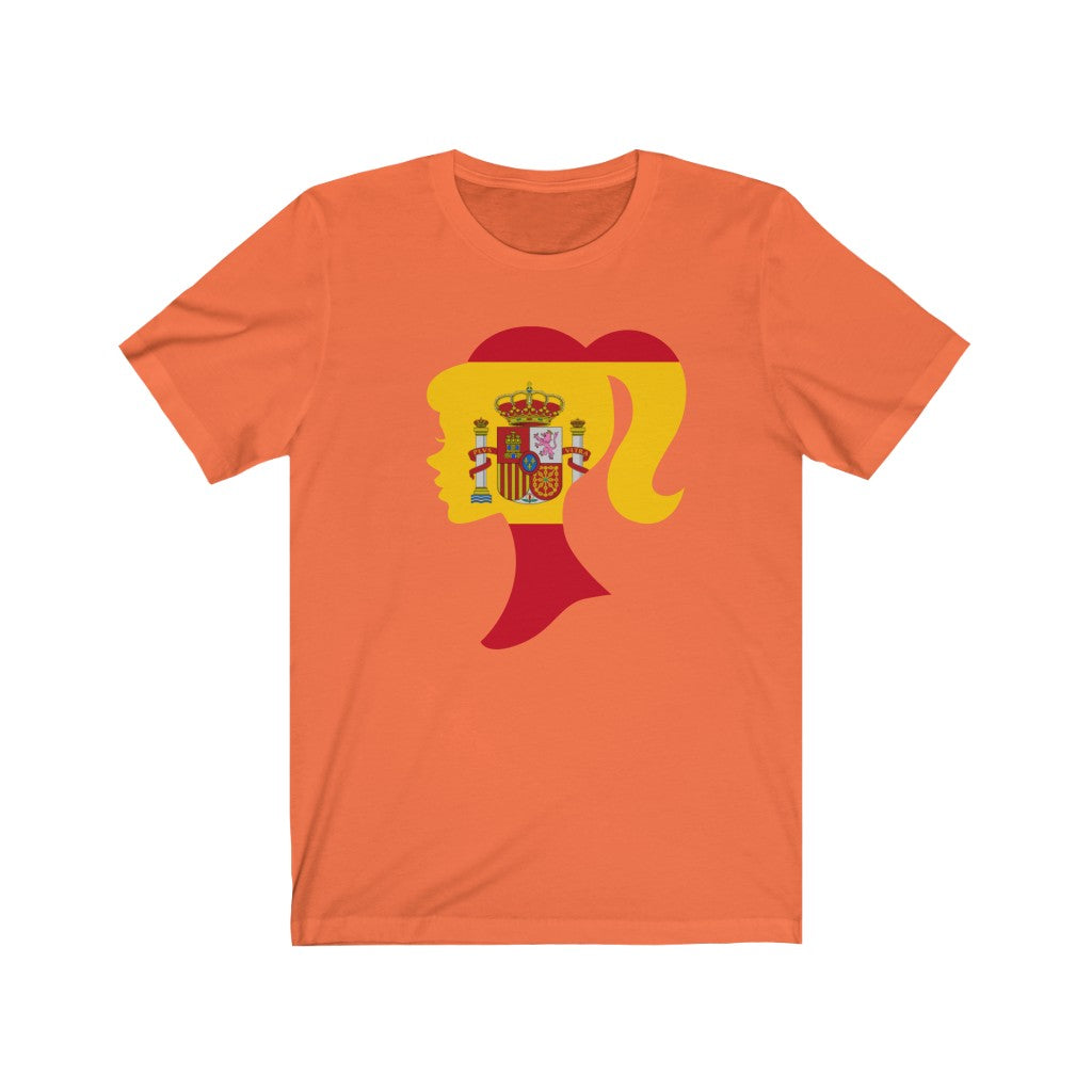 Spain Girl Flag Premium Tee - Unisex