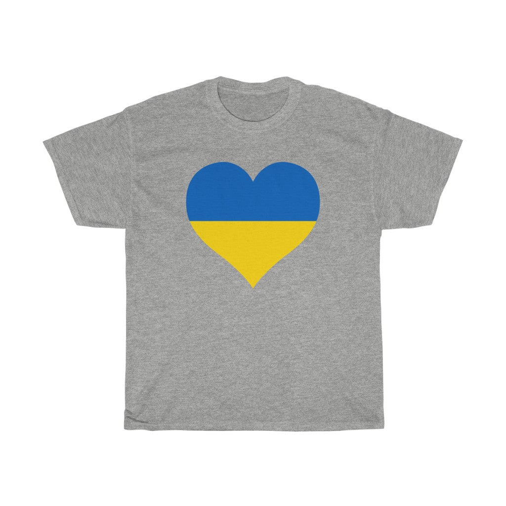 Ukraine Heart Flag Standard Tee - Unisex