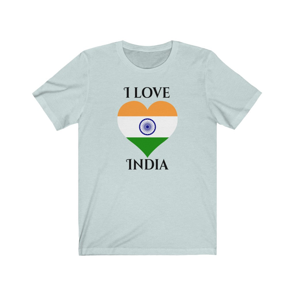 India Heart Flag Premium Tee 1 - Unisex