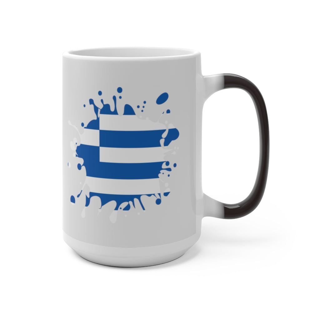 Greece Splat Color Changing Mug