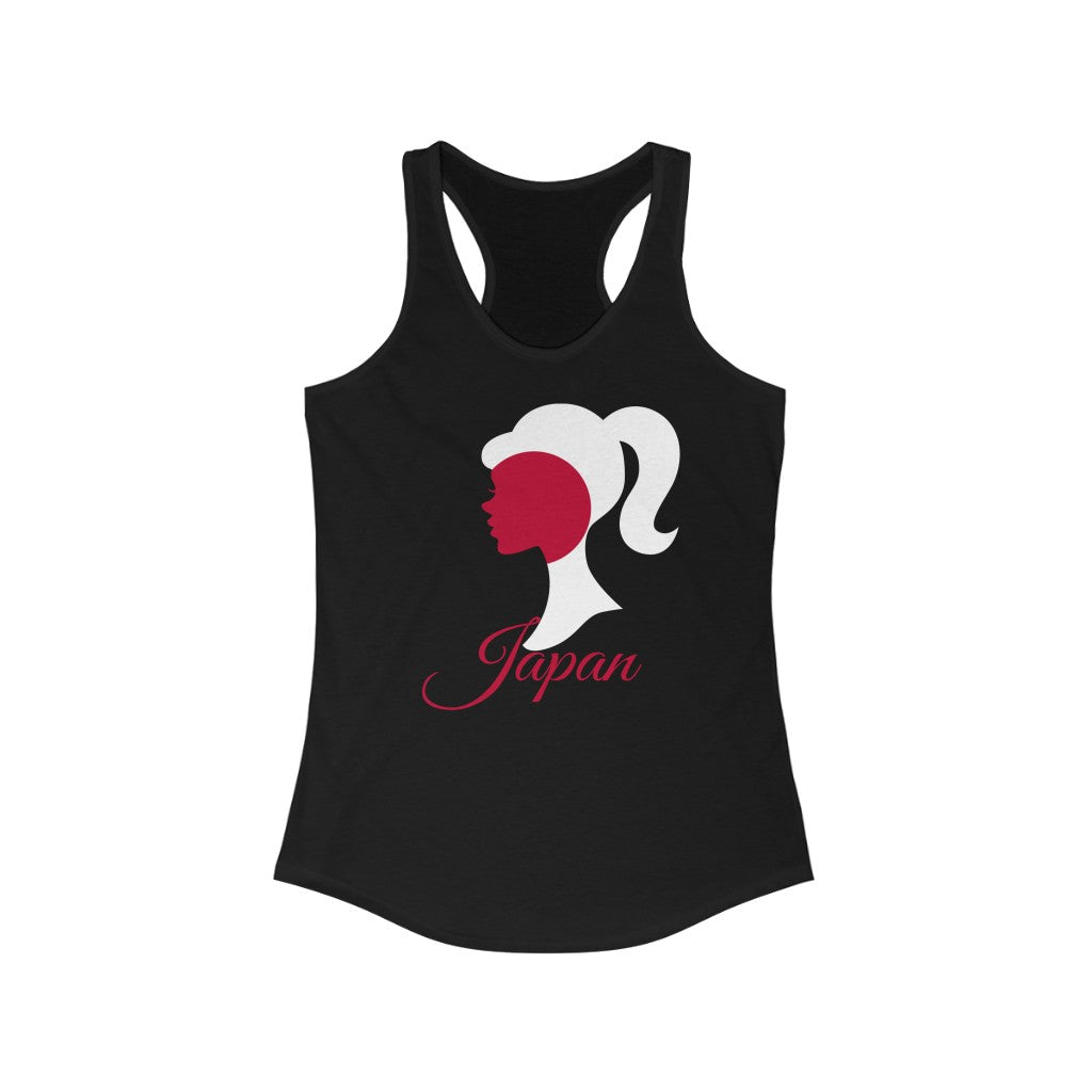 Japan Girl Flag Tank 1a - Women