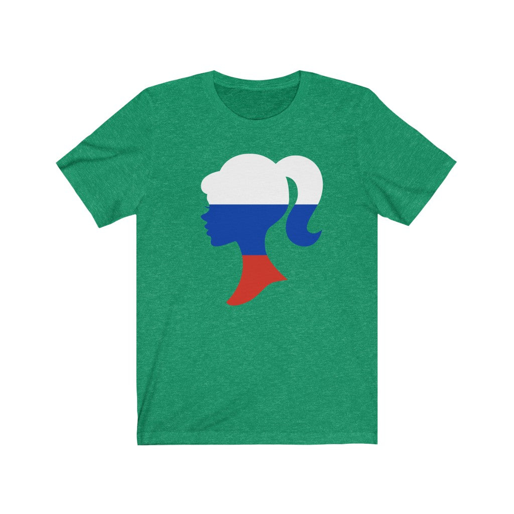 Russia Girl Flag Premium Tee - Unisex