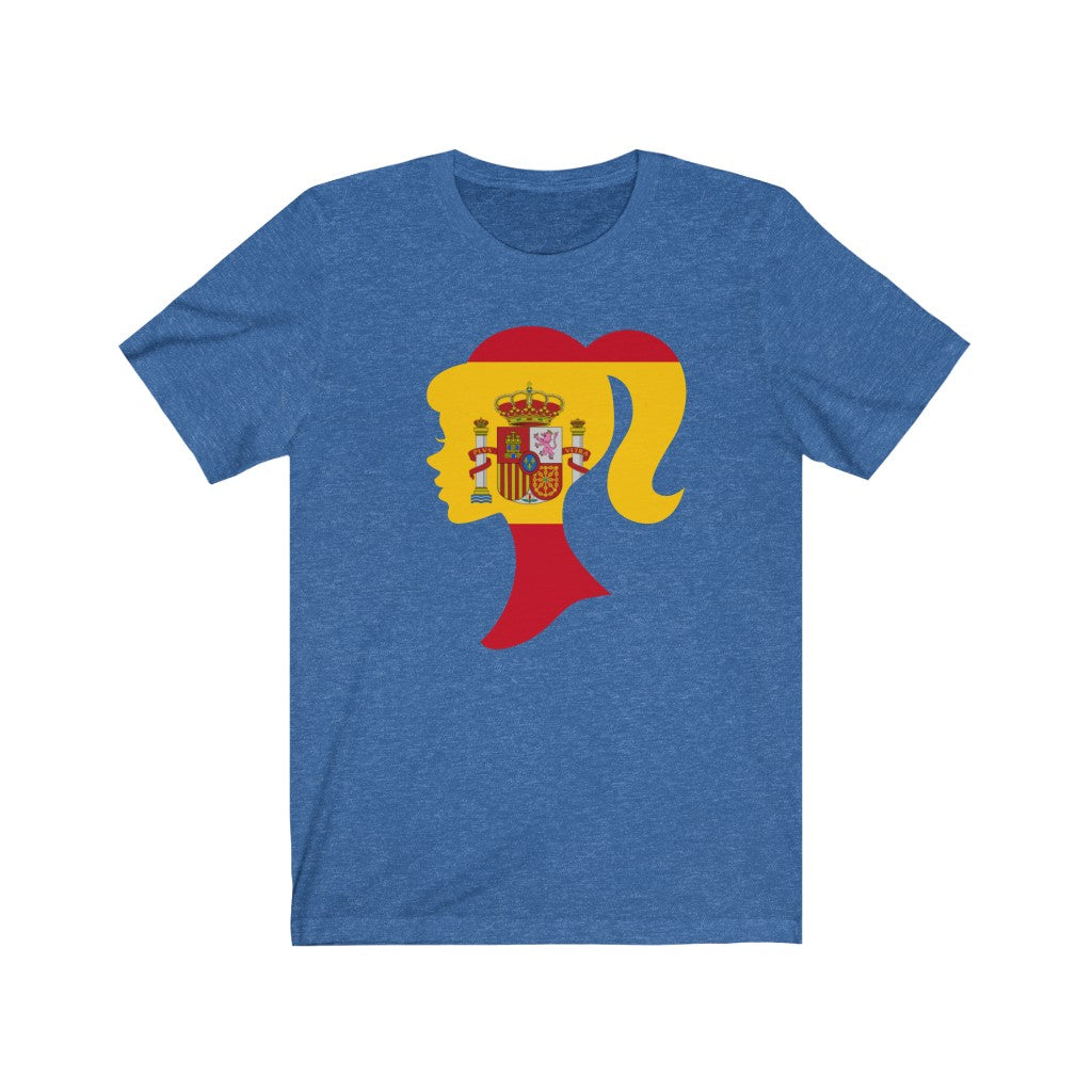 Spain Girl Flag Premium Tee - Unisex