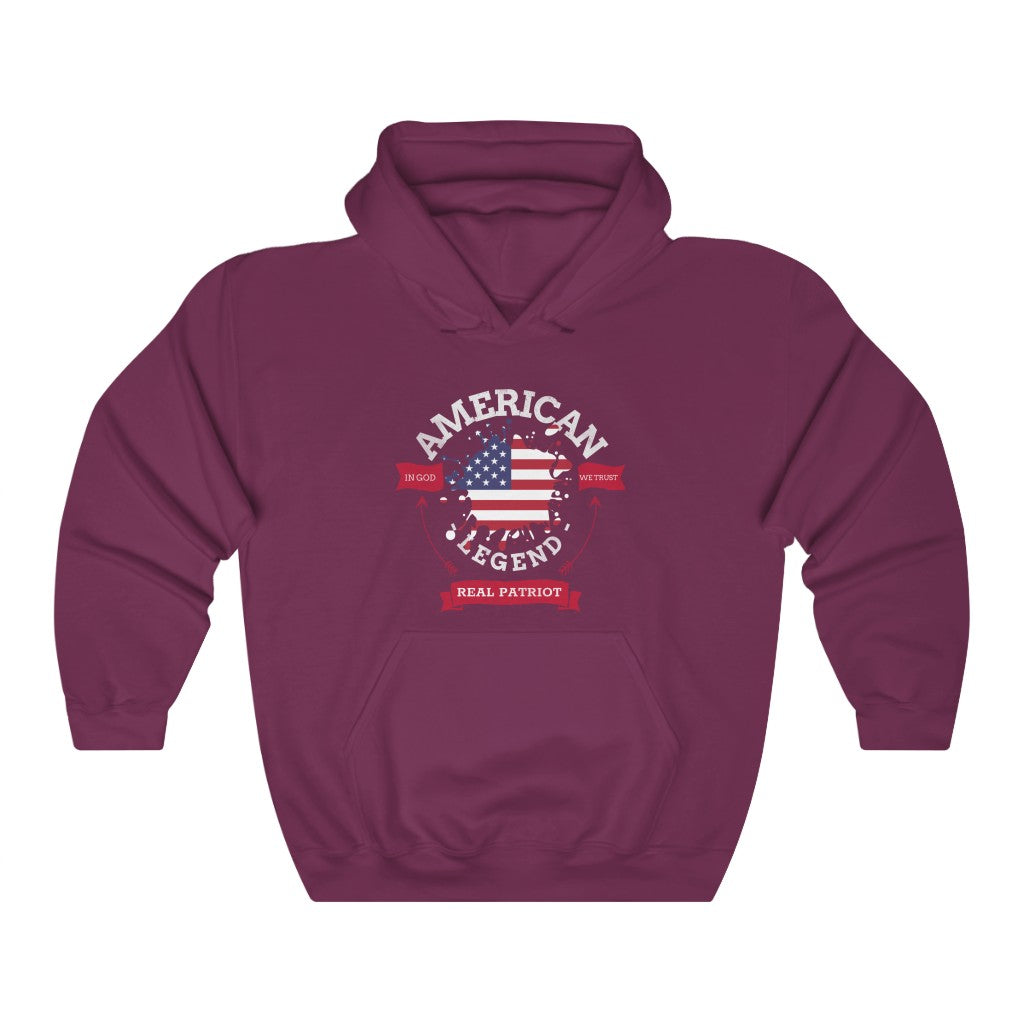 United States American Legend Flag Hoodie Sweatshirt 2 - Unisex