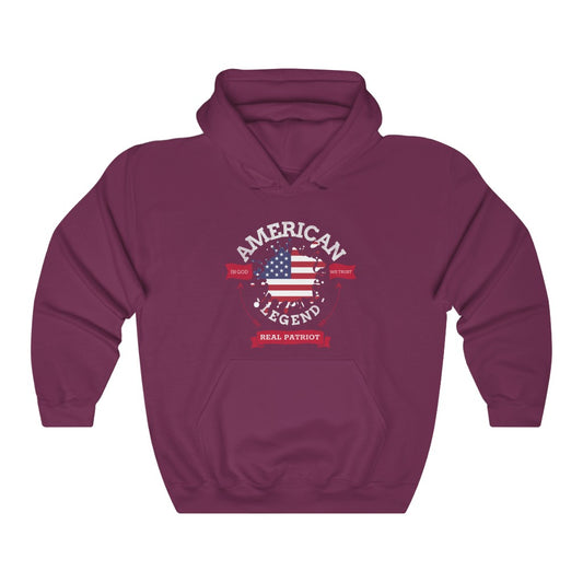 United States American Legend Flag Hoodie Sweatshirt 2 - Unisex