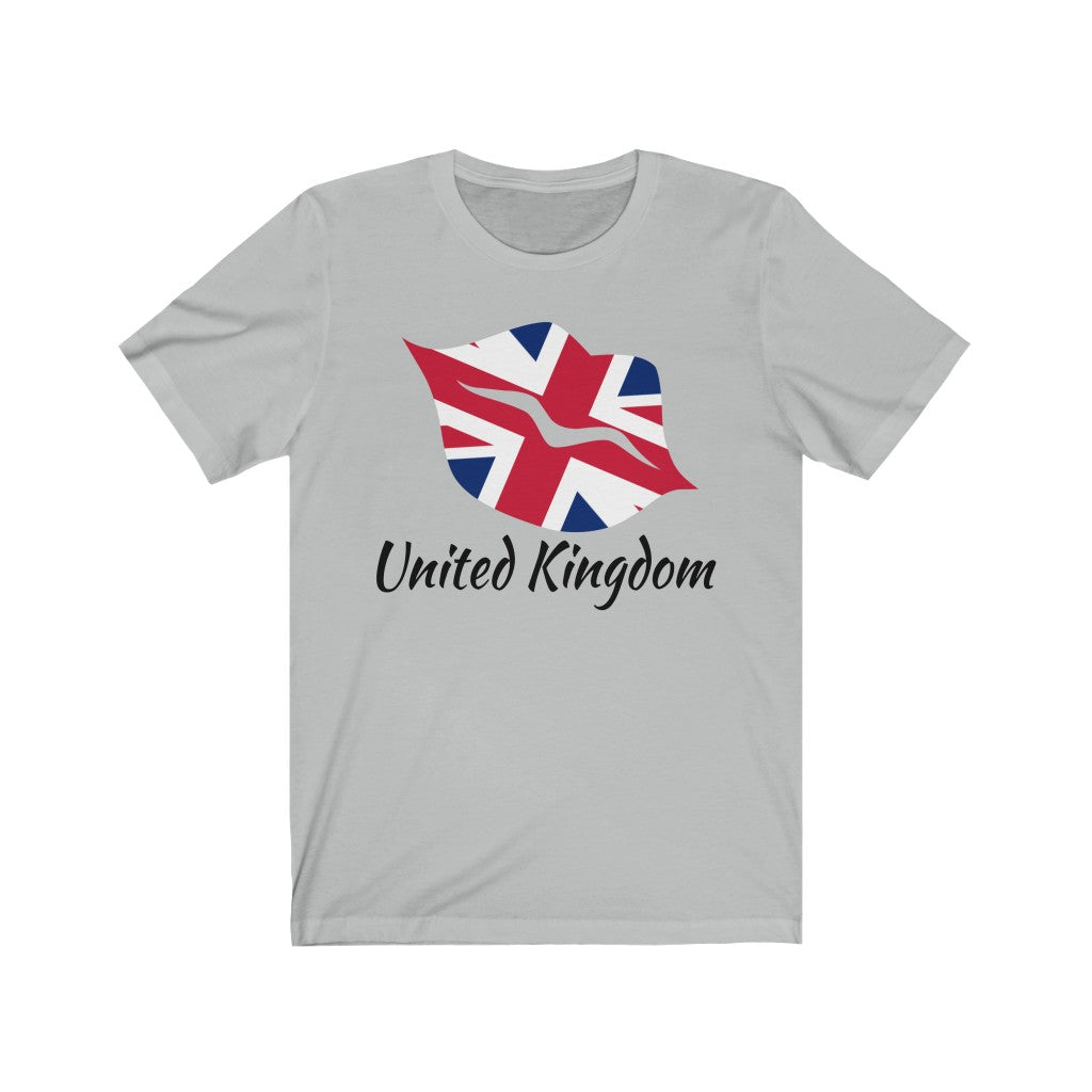 United Kingdom Lips Flag Premium Tee 1 - Unisex
