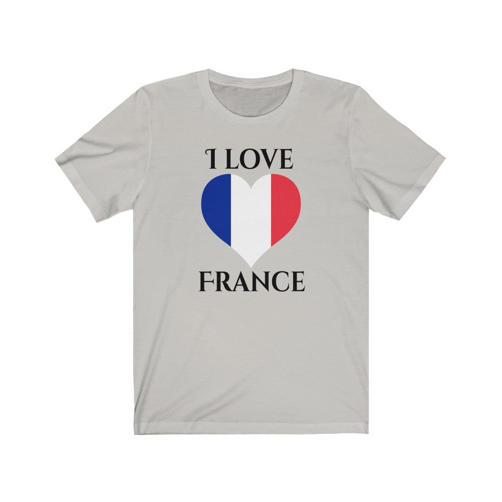 France Heart Flag Premium Tee 1 - Unisex