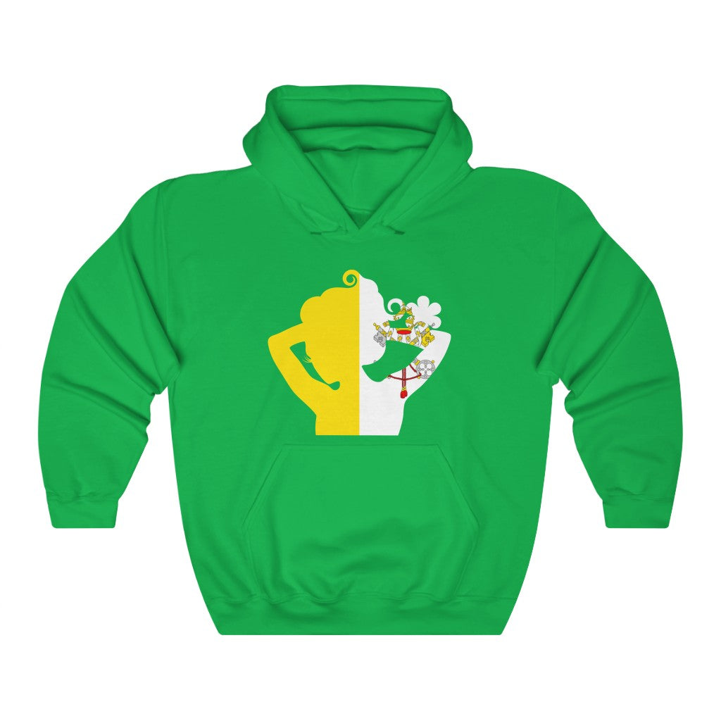 Holy See Lady Flag Hoodie Sweatshirt - Unisex