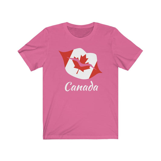 Canada Lips Flag Premium Tee 2 - Unisex