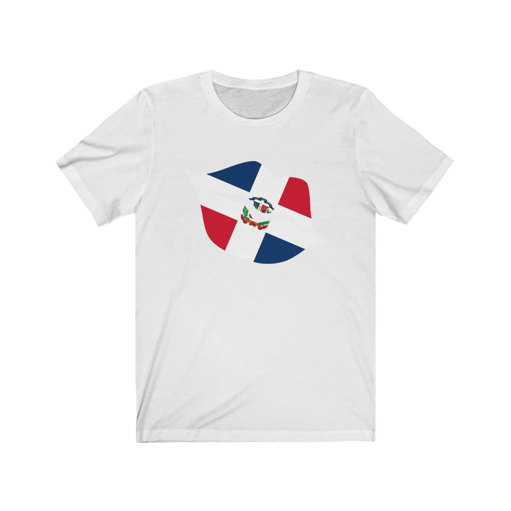 Dominican Republic Lips Flag Premium Tee - Unisex