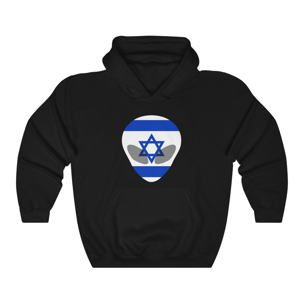 Israel Alien Flag Hoodie Sweatshirt - Unisex