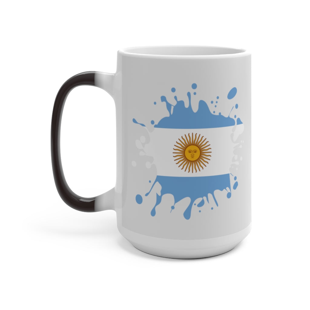 Argentina Splat Color Changing Mug