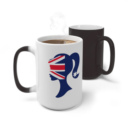 Australia Girl Color Changing Mug