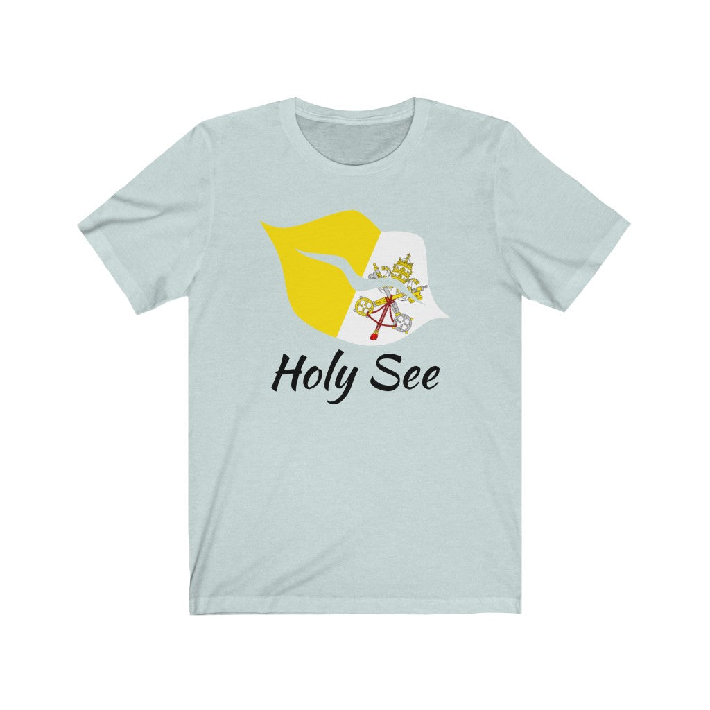 Holy See Lips Flag Premium Tee 1 - Unisex