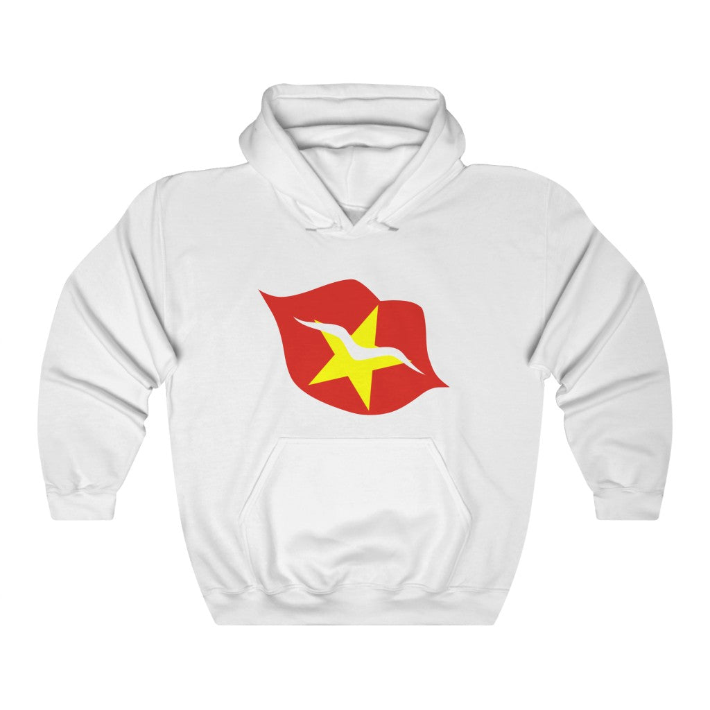 Vietnam Lips Flag Hoodie Sweatshirt - Unisex