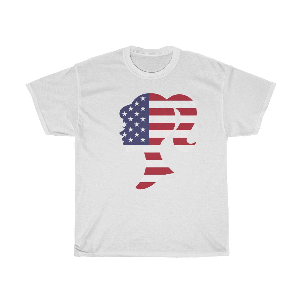 United States of America Girl Flag Standard Tee - Unisex