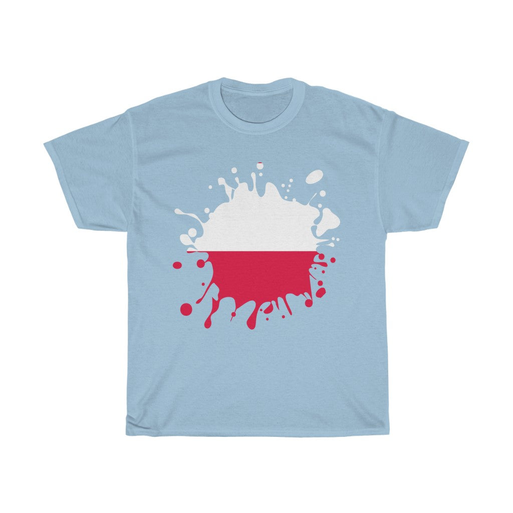 Poland Splat Flag Standard Tee - Unisex