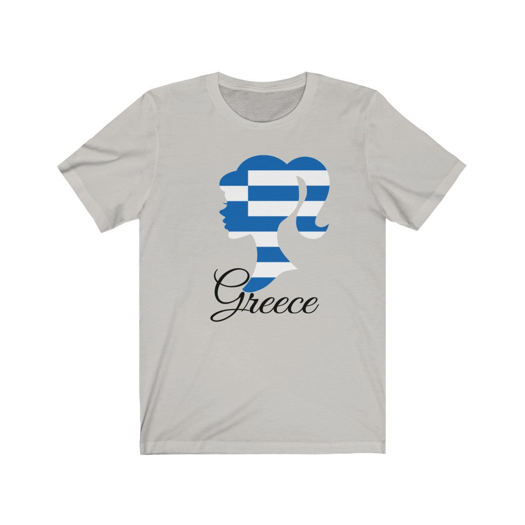 Greece Girl Flag Premium Tee 1 - Unisex