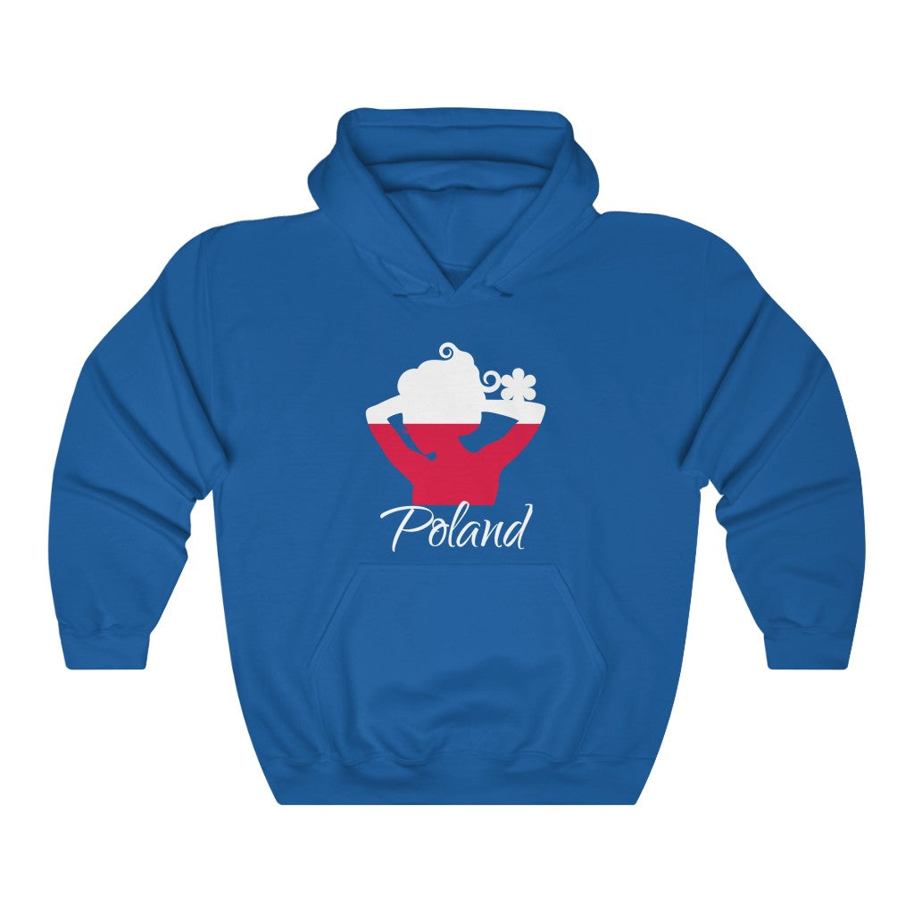 Poland Lady Flag Hoodie Sweatshirt 2 - Unisex
