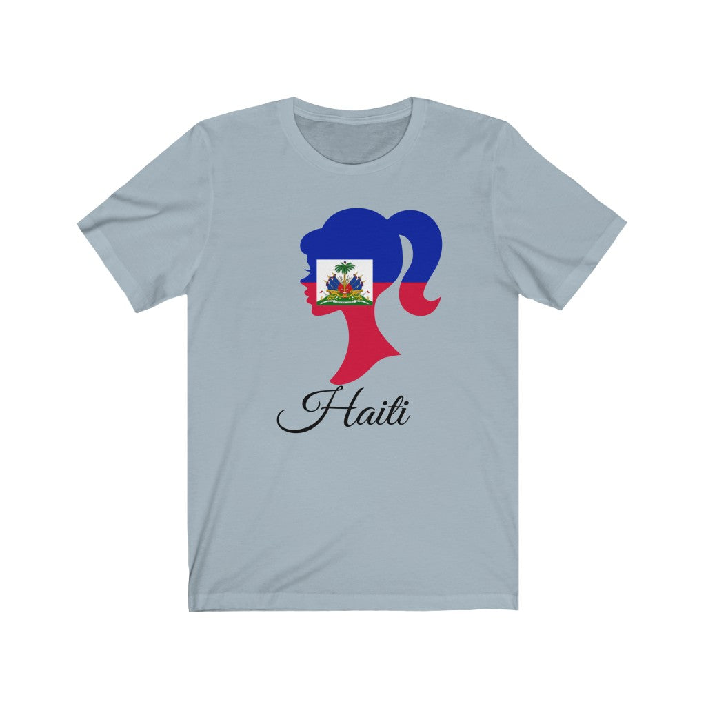 Haiti Girl Flag Premium Tee 1 - Unisex